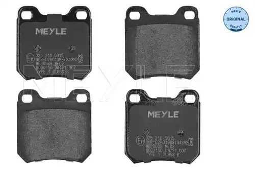 накладки MEYLE 025 210 5015
