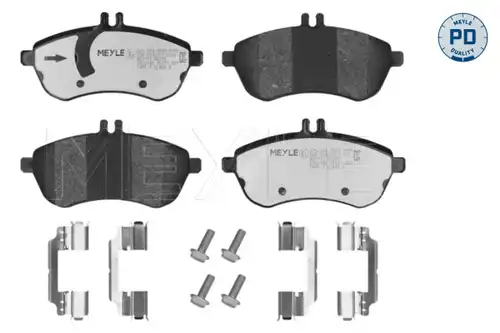накладки MEYLE 025 243 0620-2/PD
