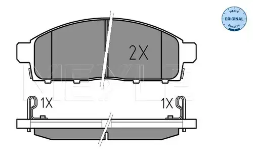 накладки MEYLE 025 245 2916/W