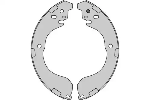 комплект спирачна челюст MGA M971