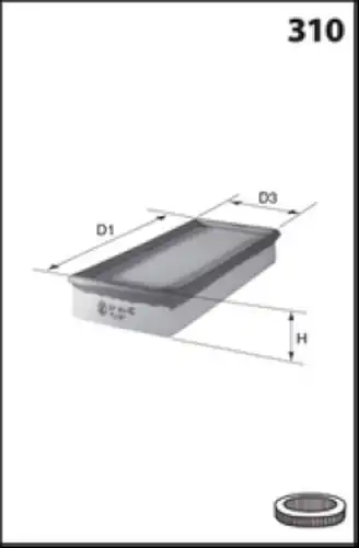 въздушен филтър MISFAT P758