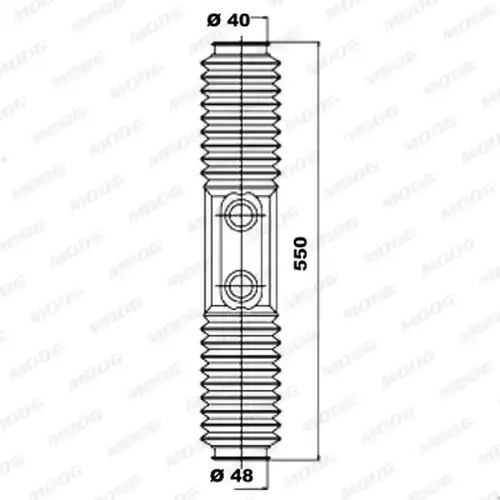 комплект маншон, кормилно управление MOOG K150021