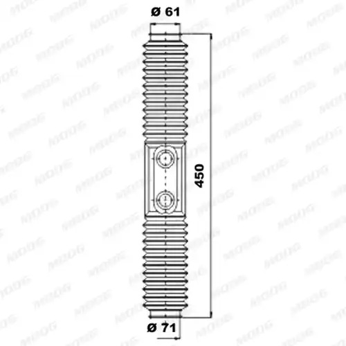 комплект маншон, кормилно управление MOOG K150229