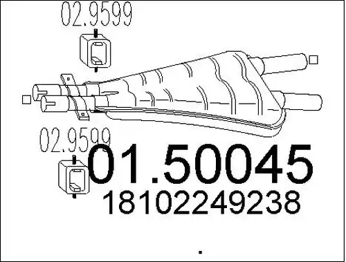 средно гърне MTS 01.50045