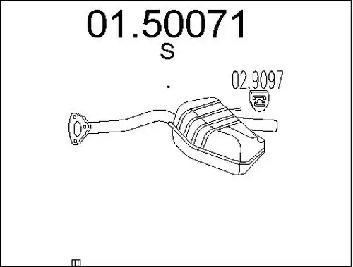средно гърне MTS 01.50071