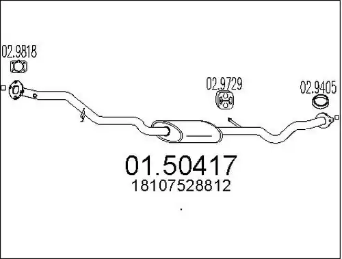 средно гърне MTS 01.50417