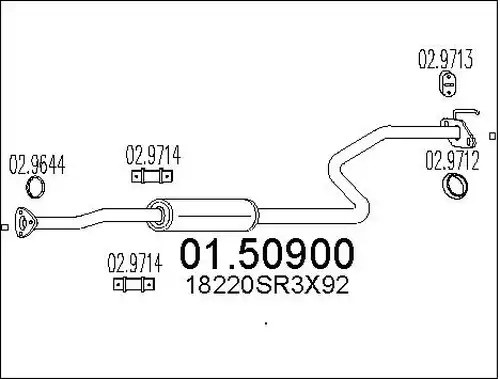 средно гърне MTS 01.50900