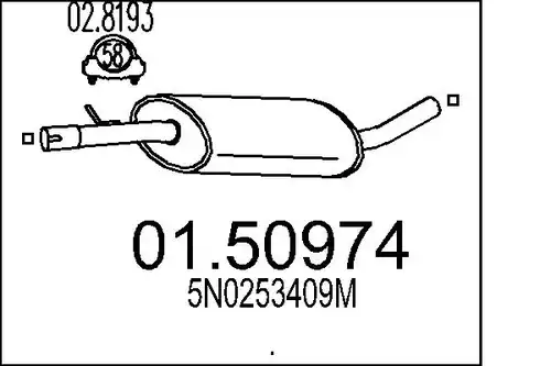 средно гърне MTS 01.50974
