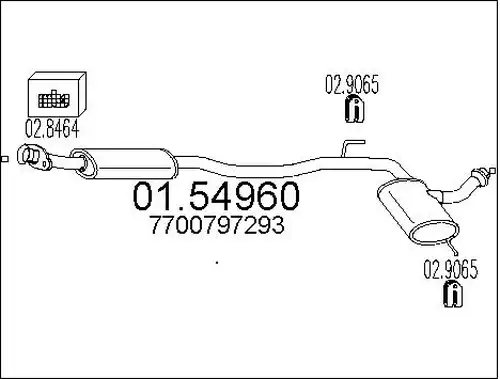 средно гърне MTS 01.54960