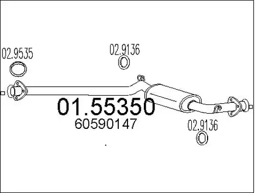 средно гърне MTS 01.55350