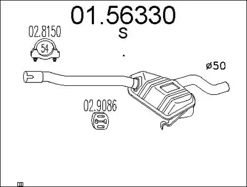 средно гърне MTS 01.56330