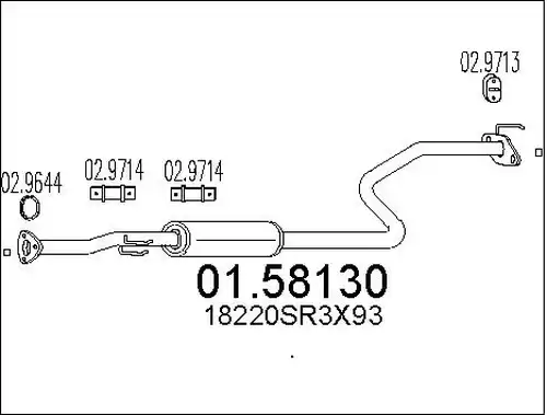 средно гърне MTS 01.58130