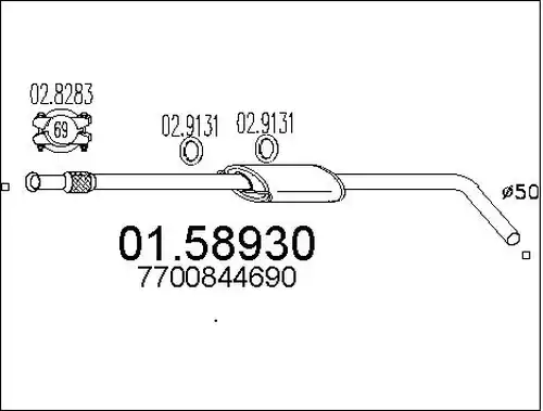средно гърне MTS 01.58930