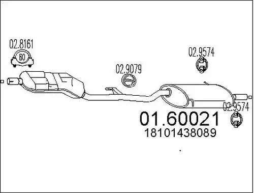 крайно гърне MTS 01.60021