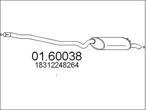 крайно гърне MTS 01.60038