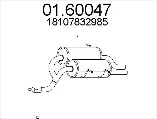 крайно гърне MTS 01.60047
