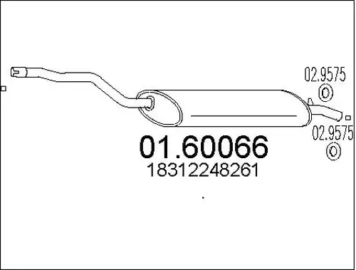 крайно гърне MTS 01.60066
