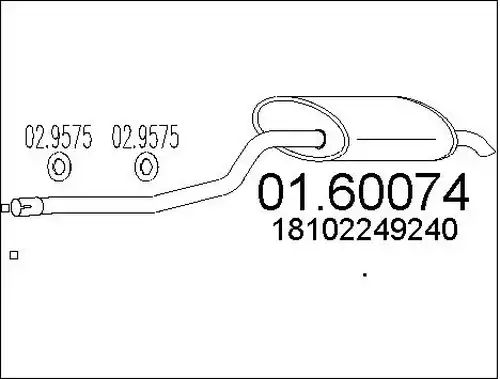крайно гърне MTS 01.60074