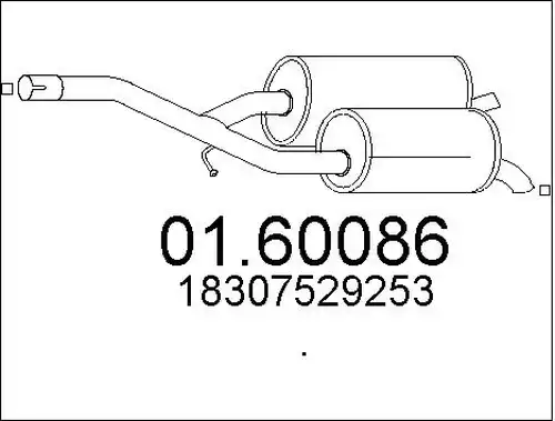 крайно гърне MTS 01.60086
