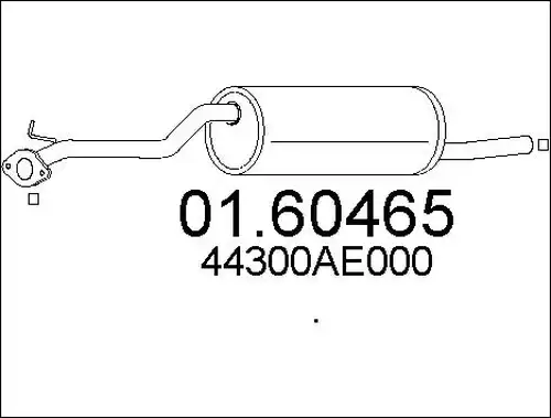 крайно гърне MTS 01.60465