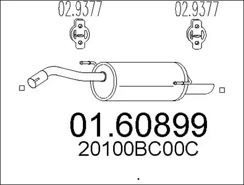 крайно гърне MTS 01.60899