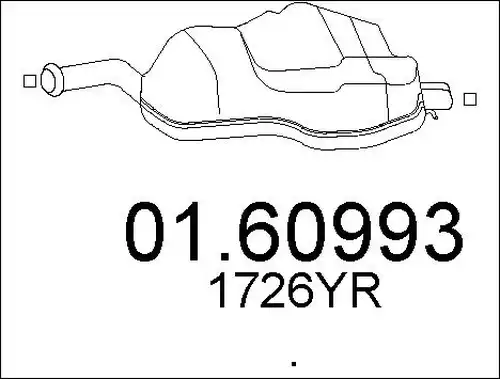 крайно гърне MTS 01.60993