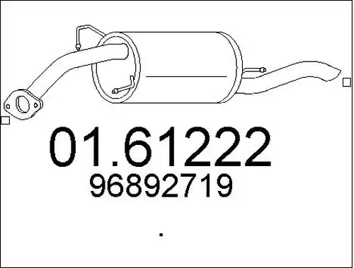 крайно гърне MTS 01.61222