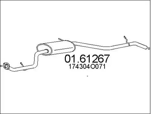 крайно гърне MTS 01.61267