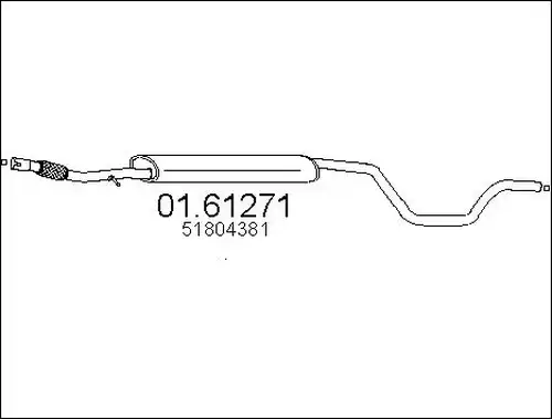 крайно гърне MTS 01.61271