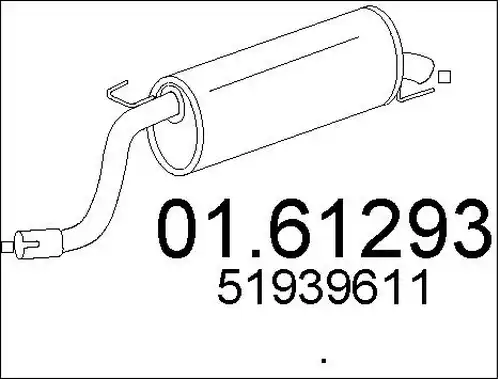 крайно гърне MTS 01.61293