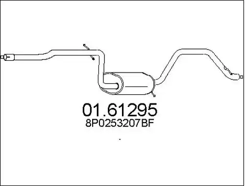 крайно гърне MTS 01.61295