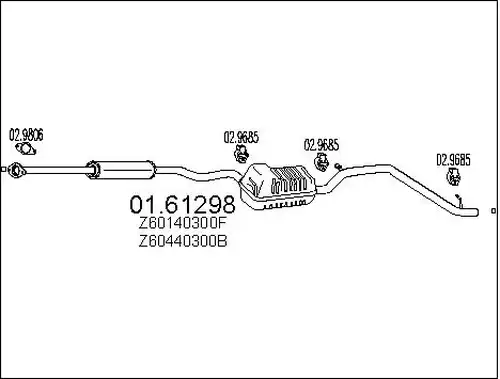 крайно гърне MTS 01.61298