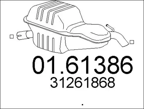 крайно гърне MTS 01.61386