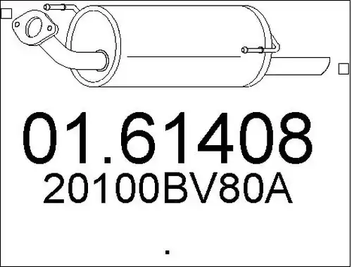 крайно гърне MTS 01.61408