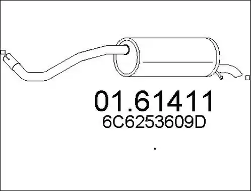 крайно гърне MTS 01.61411