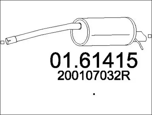 крайно гърне MTS 01.61415