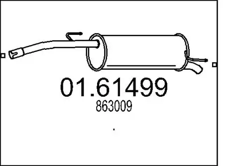 крайно гърне MTS 01.61499