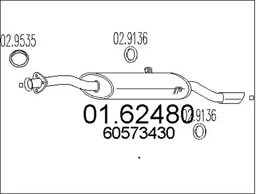 крайно гърне MTS 01.62480
