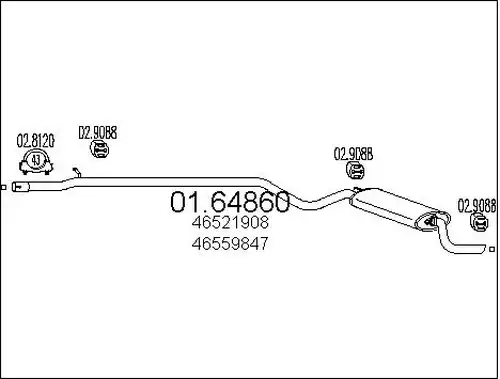 крайно гърне MTS 01.64860