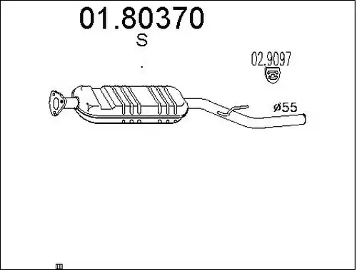 средно гърне MTS 01.80370