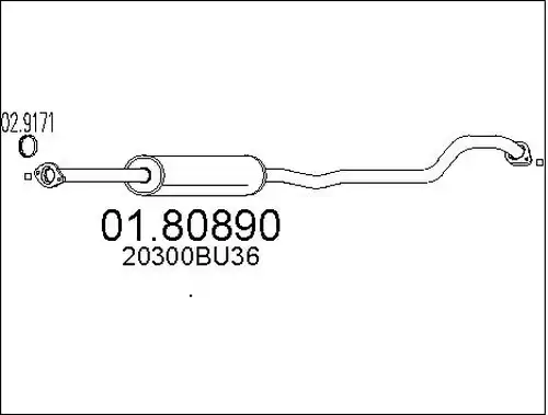 средно гърне MTS 01.80890