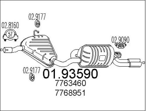 крайно гърне MTS 01.93590