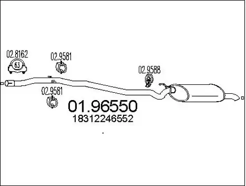 крайно гърне MTS 01.96550