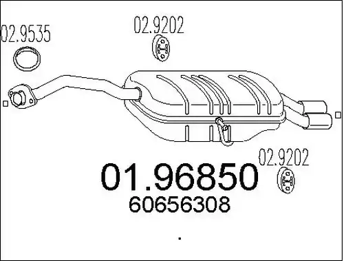 крайно гърне MTS 01.96850