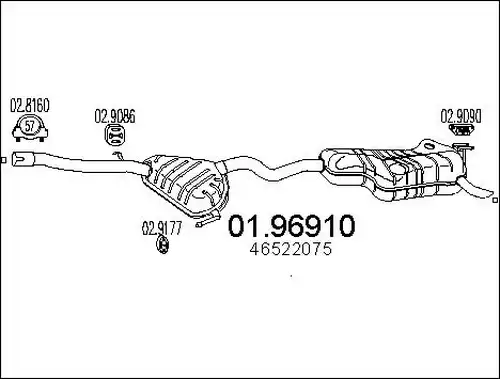 крайно гърне MTS 01.96910