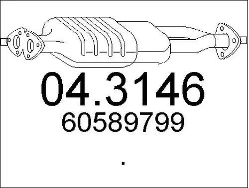 катализатор MTS 04.3146