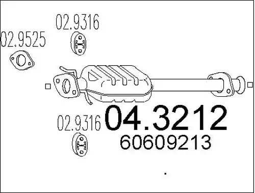 катализатор MTS 04.3212