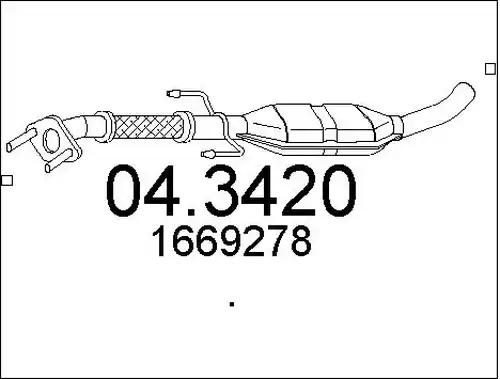 катализатор MTS 04.3420