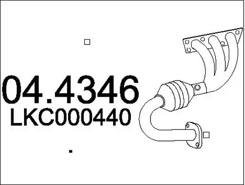 катализатор MTS 04.4346
