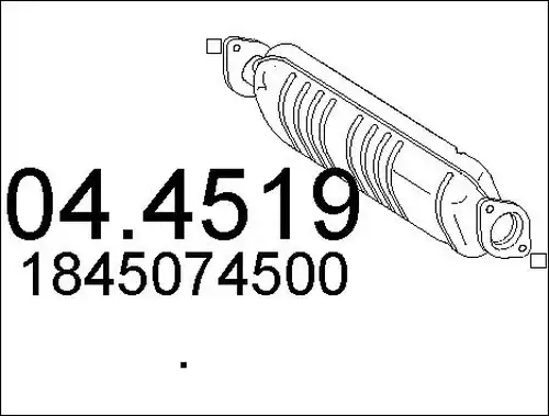 катализатор MTS 04.4519